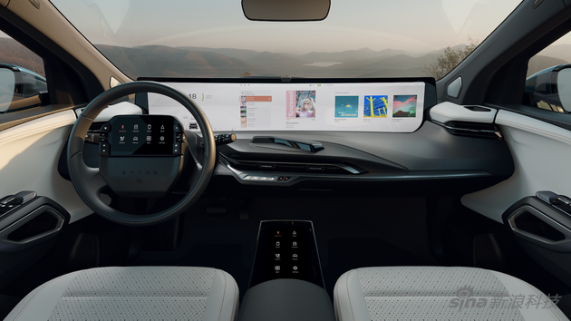 CES 2020:拜腾首款量产车M-Byte亮相北美,48英寸超长屏幕,起售价4.5万美元