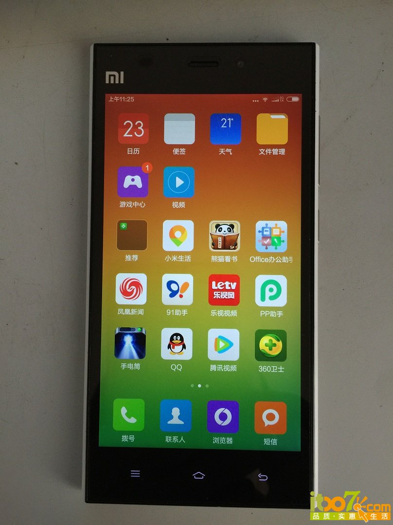 手机通讯出自用小米3白色电信版一台成色很新刚才出掉啦封