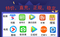 会员特惠，官网直充，优酷爱奇艺腾讯，音乐，网盘，老熊品质