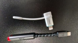 芬达fender小尾巴耳机解码器及酷态科lightning苹果转接头