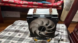 25元 出个 航嘉6热管单塔散热器，有需要的来家里自提