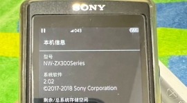 索尼NW-ZX300播放器成色充新1050元