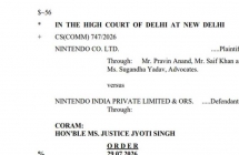 “东半球最强法务部”出手：印度法院裁定房地产公司 Nintendo India 侵犯任天堂权利 ...