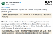 在职约 17 个月：曝 OpenAI 数据中心负责人马隆已离职