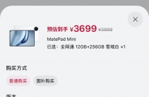 2550出华为matepadmini 5G 全网通