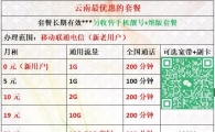 云南最便宜的手机+宽带套餐，话费贵的赶紧来看看