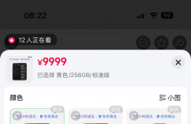 +100出黑色18pro256