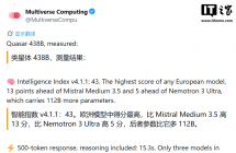 欧洲最强 AI：西班牙公司推出 Quasar 438B 模型，1M 词元上下文