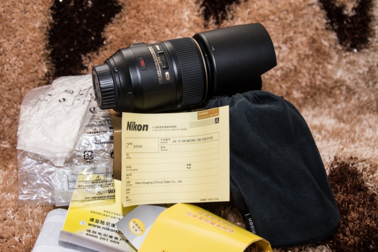 代友出行货nikon105微距镜头