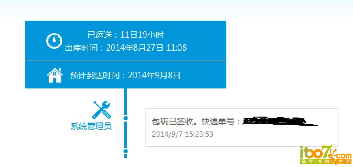 到手时间