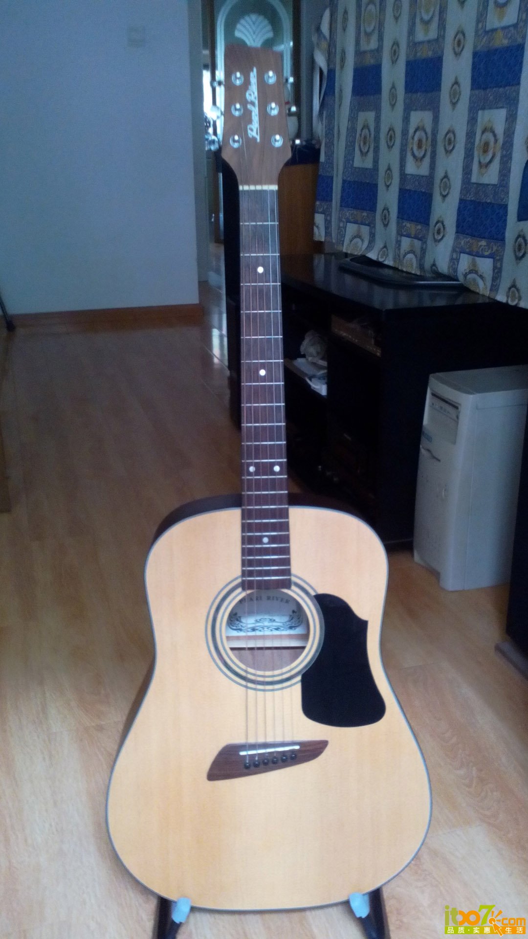 资源对接 珠江牌41寸全圆民谣吉他 360元(已出,封!