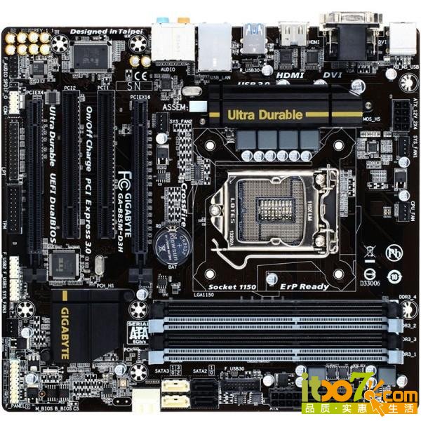 全网最低gigabyte技嘉b85md3h主板易迅商城479元包邮