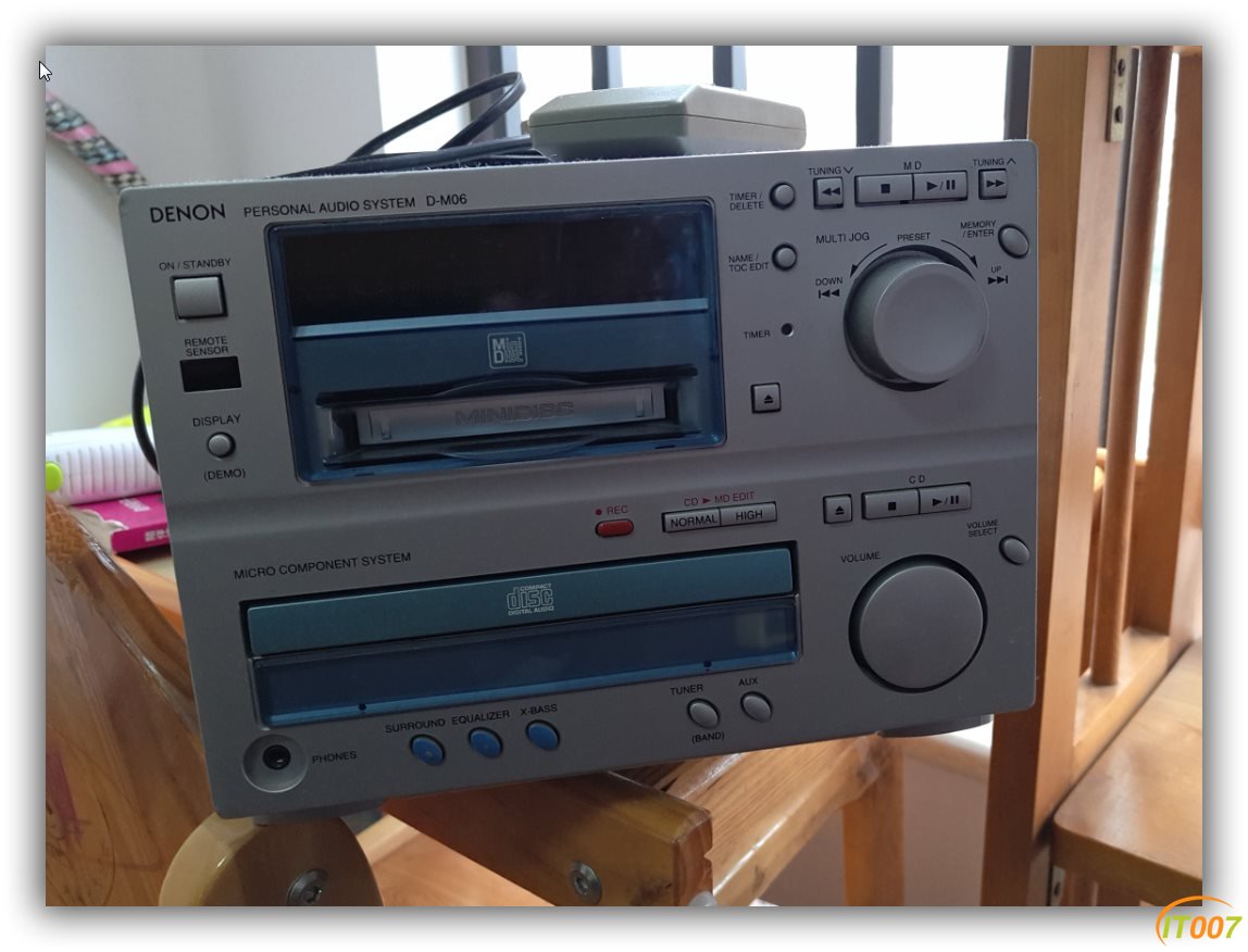 天龙CD MD播放器，没有音箱