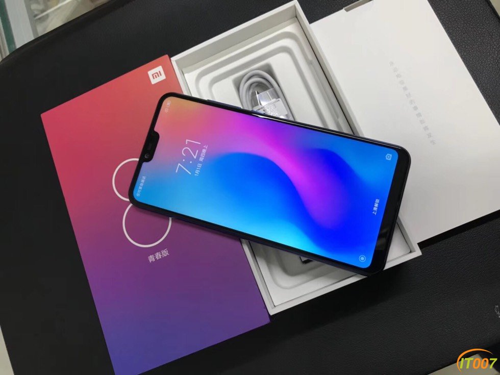 专注做好货小米8青春版464g宝石蓝全新全套1300