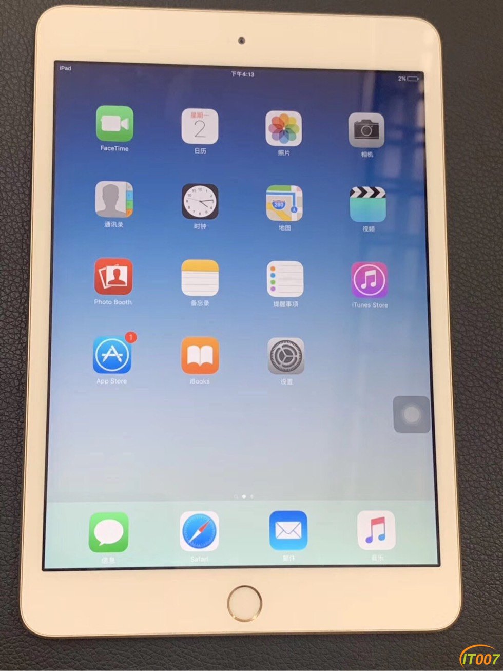 手机通讯ipadmini3极好成色金色国行wifi版16g