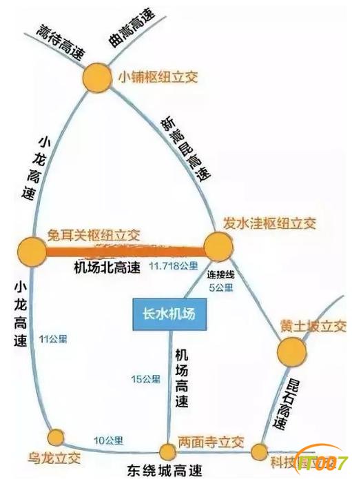 银昆高速昆明段路线图图片