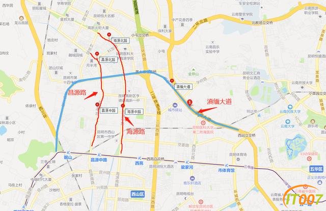 昆明高新区这3条道路将进行整治，投资2亿元，拟今年内开工-1.jpg
