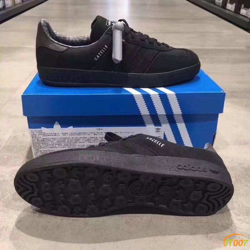 专柜正品adidas三叶草gazellegtx男子黑武士经典低帮板鞋