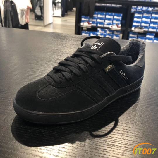 专柜正品adidas三叶草gazellegtx男子黑武士经典低帮板鞋
