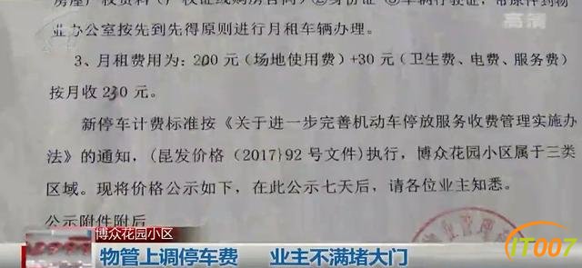 停车费说涨就涨不打商量？业主：我不答应，我要把小区大门堵住-8.jpg