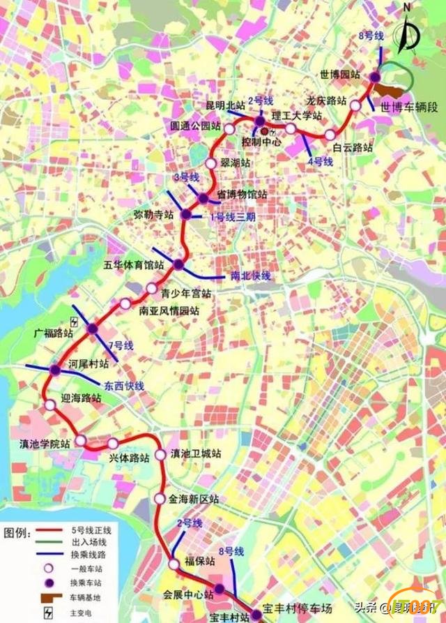 昆明地铁5号线，途径世博园、圆通山、翠湖、滇池等旅游景点-2.jpg