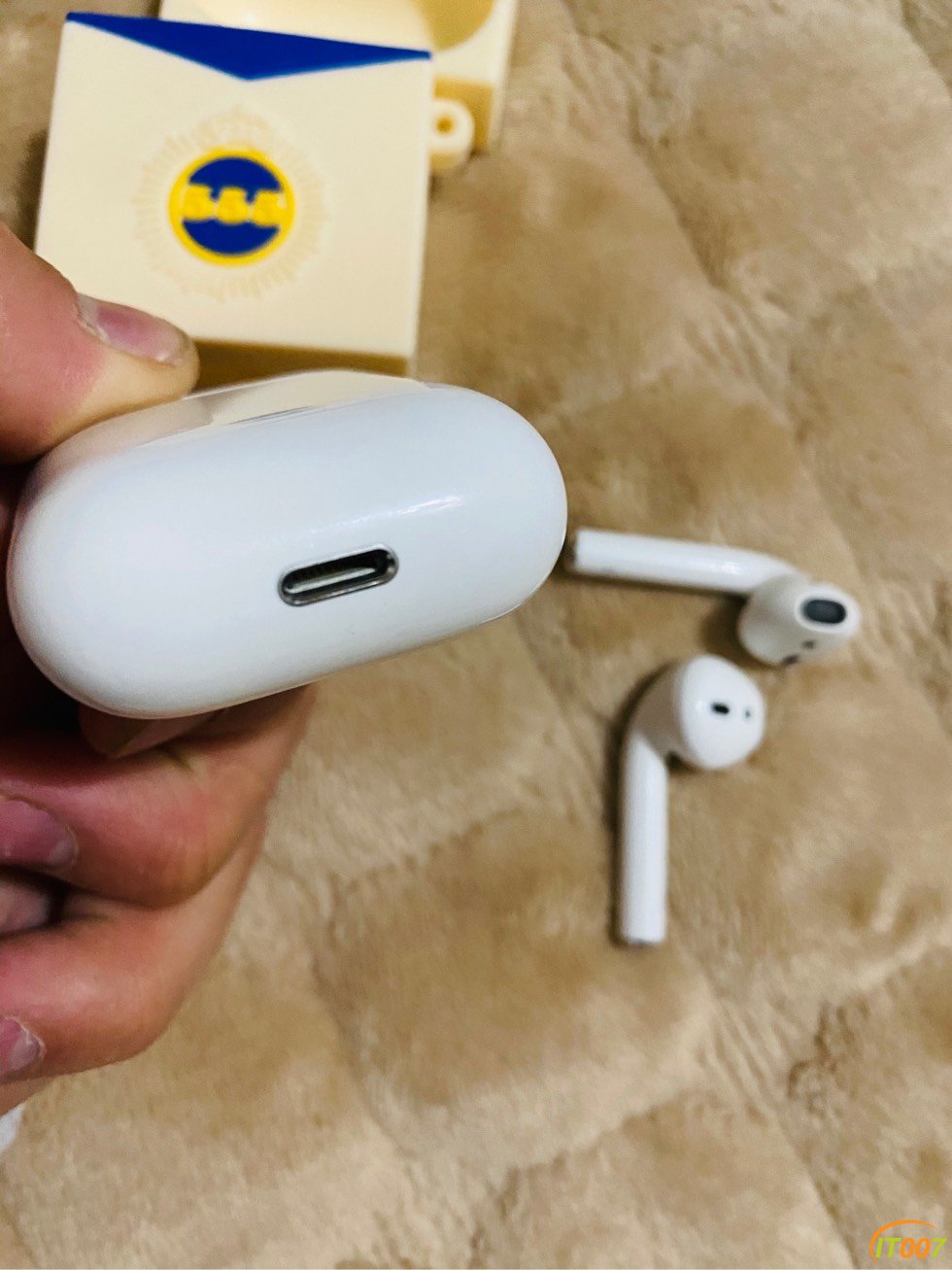 手机通讯苹果无线耳机airpods一代国行正品
