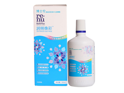 超值！博士伦润明焕彩彩色隐形眼镜护理液355ml*2+120ml 可得眼镜59包邮