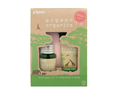 [海淘]贝亲PIGEON organics天然有机宝宝润肤露和按摩油套装   948日元约￥47