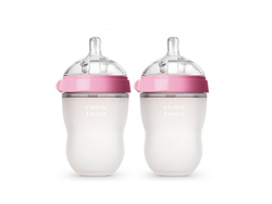 [海淘]COMOTOMO 可么多么 硅胶防胀气奶瓶 250ml*2   21.2+3.56美元直邮约￥154