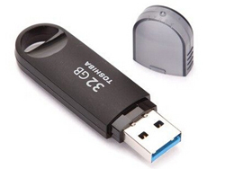 历史新低！东芝32G高速USB3.0 速闪u盘 天猫58.9元包邮