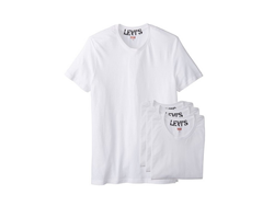 [海淘]Levi's 李维斯 100 Series Knit 圆领T恤（4件装）$17.59