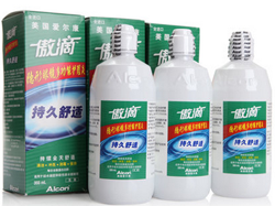 超值！Alcon爱尔康傲滴隐形眼镜护理液355ml*3瓶 天猫79元包邮