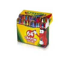 [海淘]凑单品：Crayola 绘儿乐 64 Ct 彩色蜡笔 64色$2.99