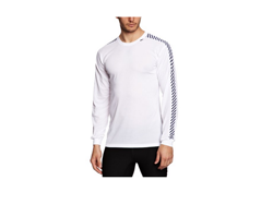 [海淘]Helly Hansen 海丽汉森 HH Dry Stripe Base Layer Crew户外长袖T恤 白色$17.74