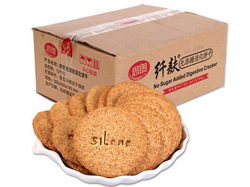 囤货好价！思朗纤麸无添糖消化饼干2500g/箱 天猫39.9元包邮