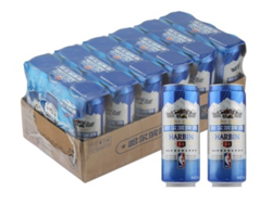 买一赠一！哈尔滨 冰纯啤酒 500ml*18听 京东商城99.9元包邮