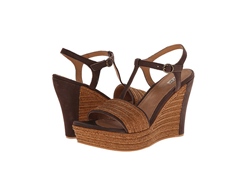 [海淘]UGG australia Fitchie 真皮T型黄麻坡跟凉鞋$54.99（约￥420）