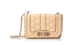 [海淘]REBECCA MINKOFF Mini Love 菱格纹女士单肩包$110.5+$15.53含税直邮