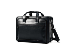 [海淘]Samsonite 新秀丽 Leather Expandable Briefcase 全皮公文包 17寸$77.99