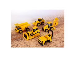 [海淘]Toy State CAT 3寸迷你版仿真玩具车5件套   5.89+3.07美元 直邮约￥56