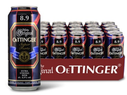 进口好价！奥丁格（OETTINGER）8.9特度啤酒 500ml*24听 京东168元包邮