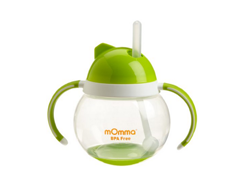 [海淘]Lansinoh mOmma Straw Cup with Dual Handles 不倒翁双把手学饮杯$6.96