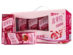 买一赠一！蒙牛 真果粒牛奶(草莓)250ml*12 整箱装 京东商城48元