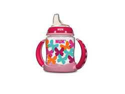 [海淘]NUK Fashion Elephants and Butterflies 女宝宝学饮杯$6.83+$3.44直邮中国