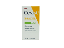 [海淘]CeraVe SPF 50 Sunscreen Face Lotion 保湿防晒霜 56g$6.99