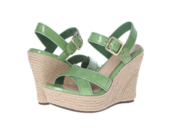 [海淘]UGG australia Jackilyn 真皮黄麻坡跟凉鞋 绿色、黑色$29.99（约￥270）