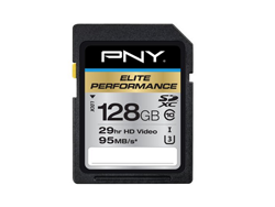 [海淘]PNY 必恩威 Elite Performance 128GB SD存储卡$49.99（约￥360）