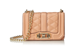[海淘]REBECCA MINKOFF Mini Love 菱格纹女士单肩包$109.2+$19.12含税直邮