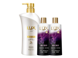 Z秒杀！LUX力士新活炫亮柔亮洗发乳750ml+沐浴乳幽莲魅肤180ml*2 亚马逊中国49元包邮