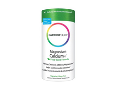 [海淘]Rainbow Light 润泊莱 Magnesium Calcium 钙镁膳食补充 保健品180粒$13.77